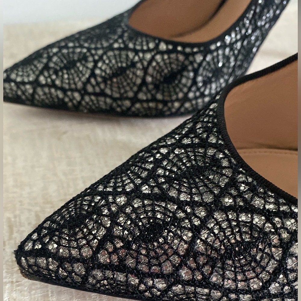 Elegant Black Lace Women's Shoes